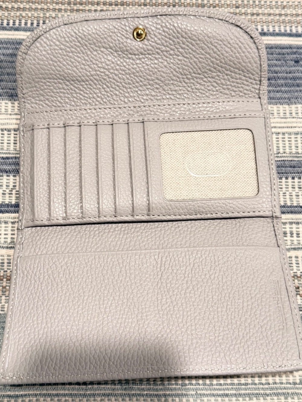 Dooney & Bourke Luca Leather Continental Clutch - Picture 4 of 5